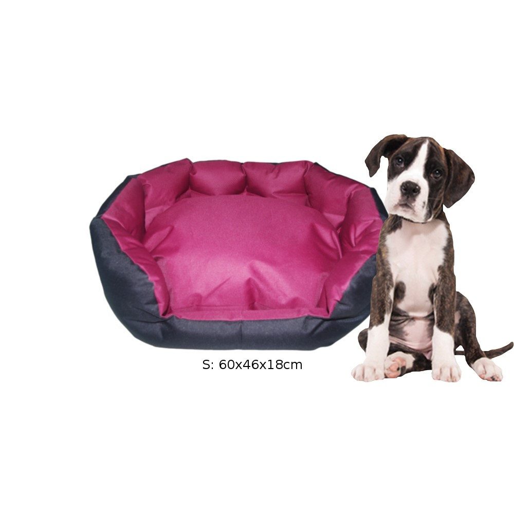 LinJa Hundebett Hundebett TB5008S rot Hundekorb Hundekissen Hundesofa Tierbett