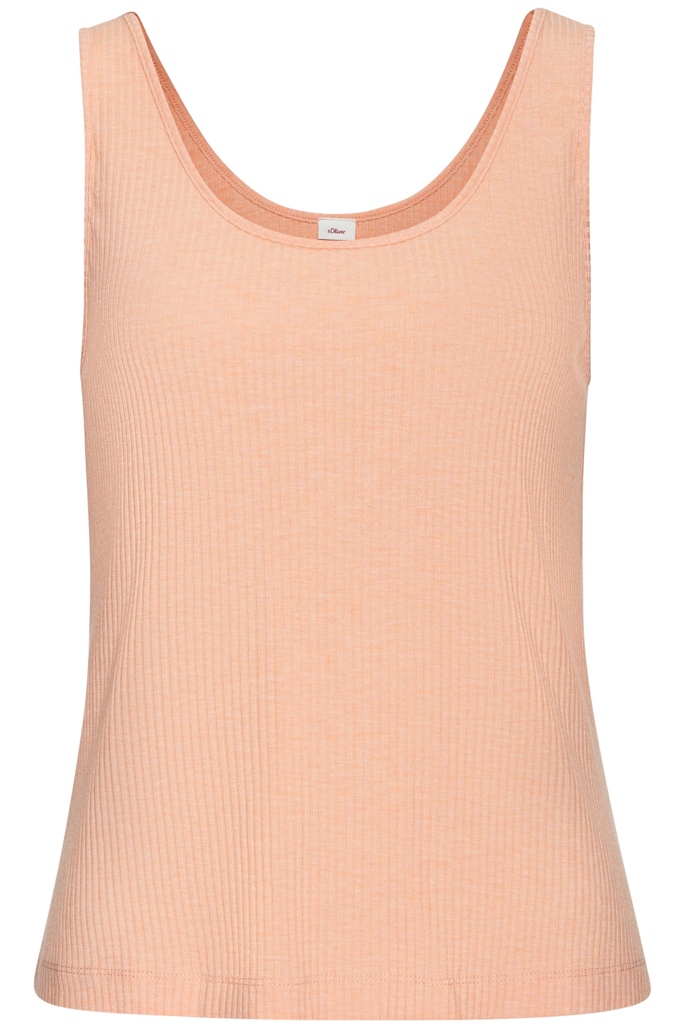 s.Oliver Pyjamaoberteil, in elastischer Rippware günstig online kaufen