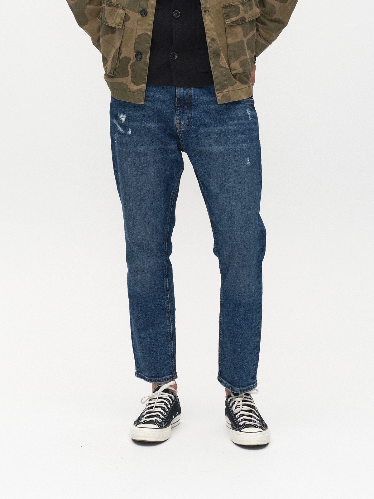 Gabba 7/8-Caprijeans Athen F1010 Regular, blau