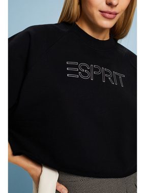 Esprit Sweatshirt Logo-Sweatshirt in Cropped-Länge (1-tlg)