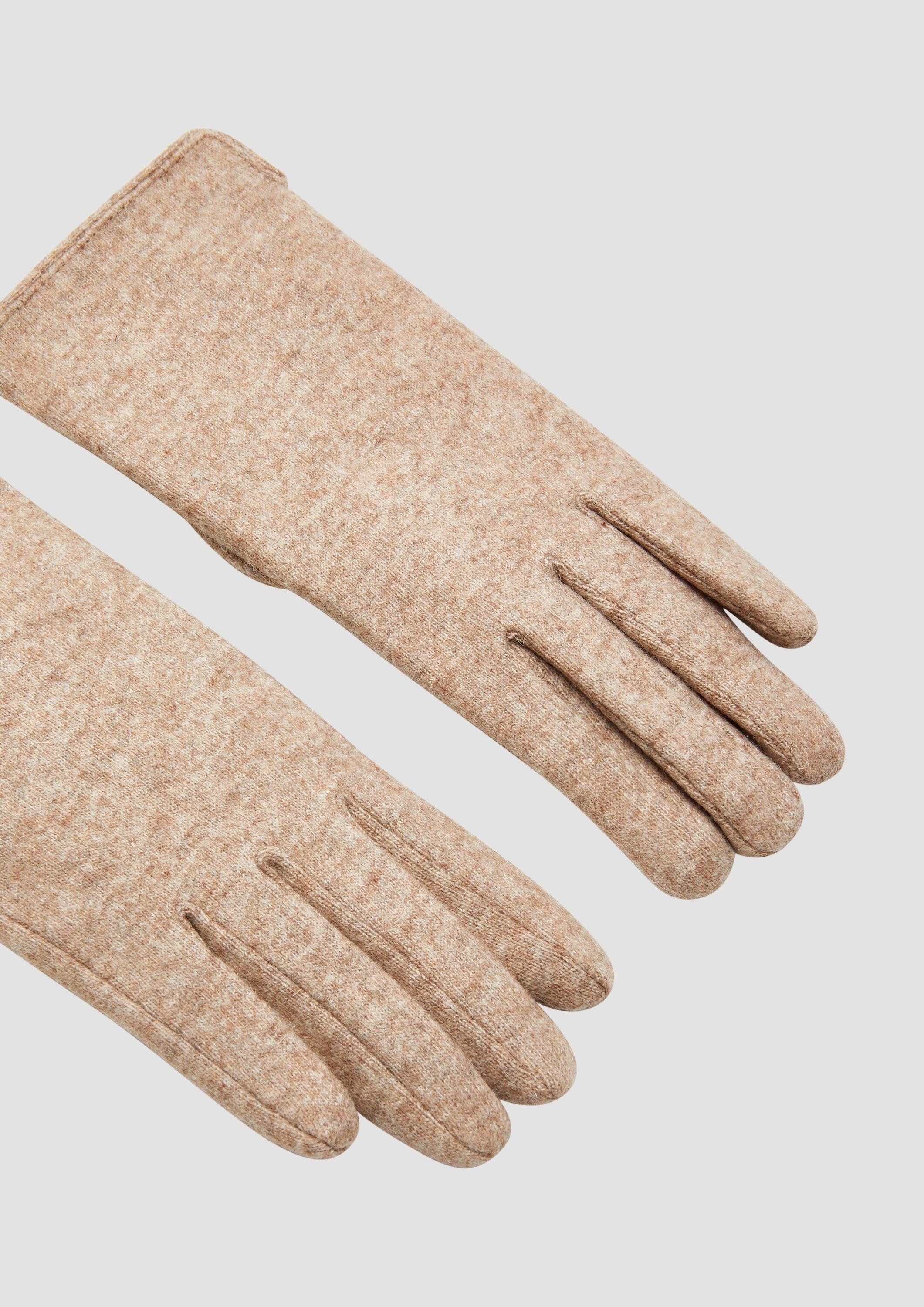 s.Oliver Strickhandschuhe Handschuhe Handschuhe aus Wollmix