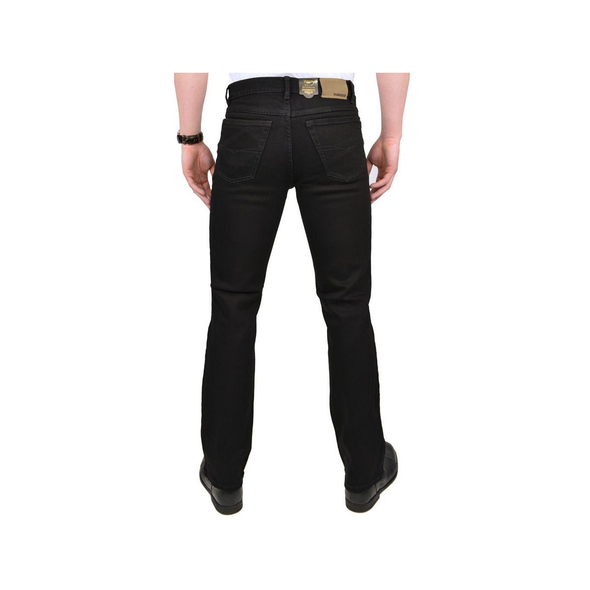 (1-tlg) Straight-Jeans schwarz fit regular Ospig