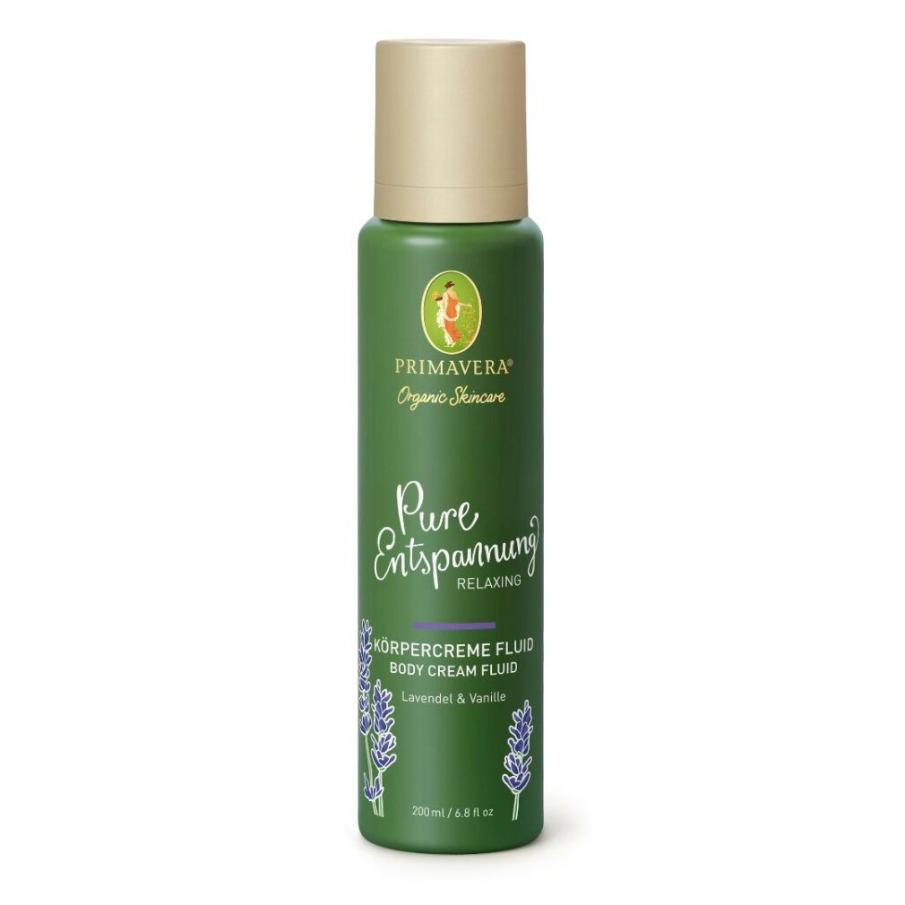 Primavera Körperpflegemittel Körpercreme Entspannend (Körpercreme Fluid) 200 ml