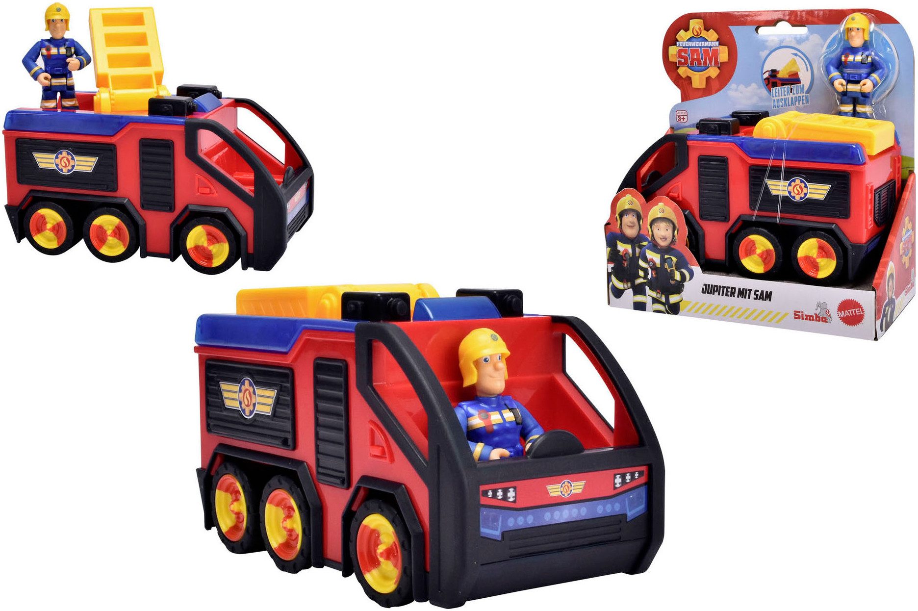 SIMBA Spielzeug-Feuerwehr Feuerwehrmann Sam Junior Jupiter Neue Version, mi günstig online kaufen