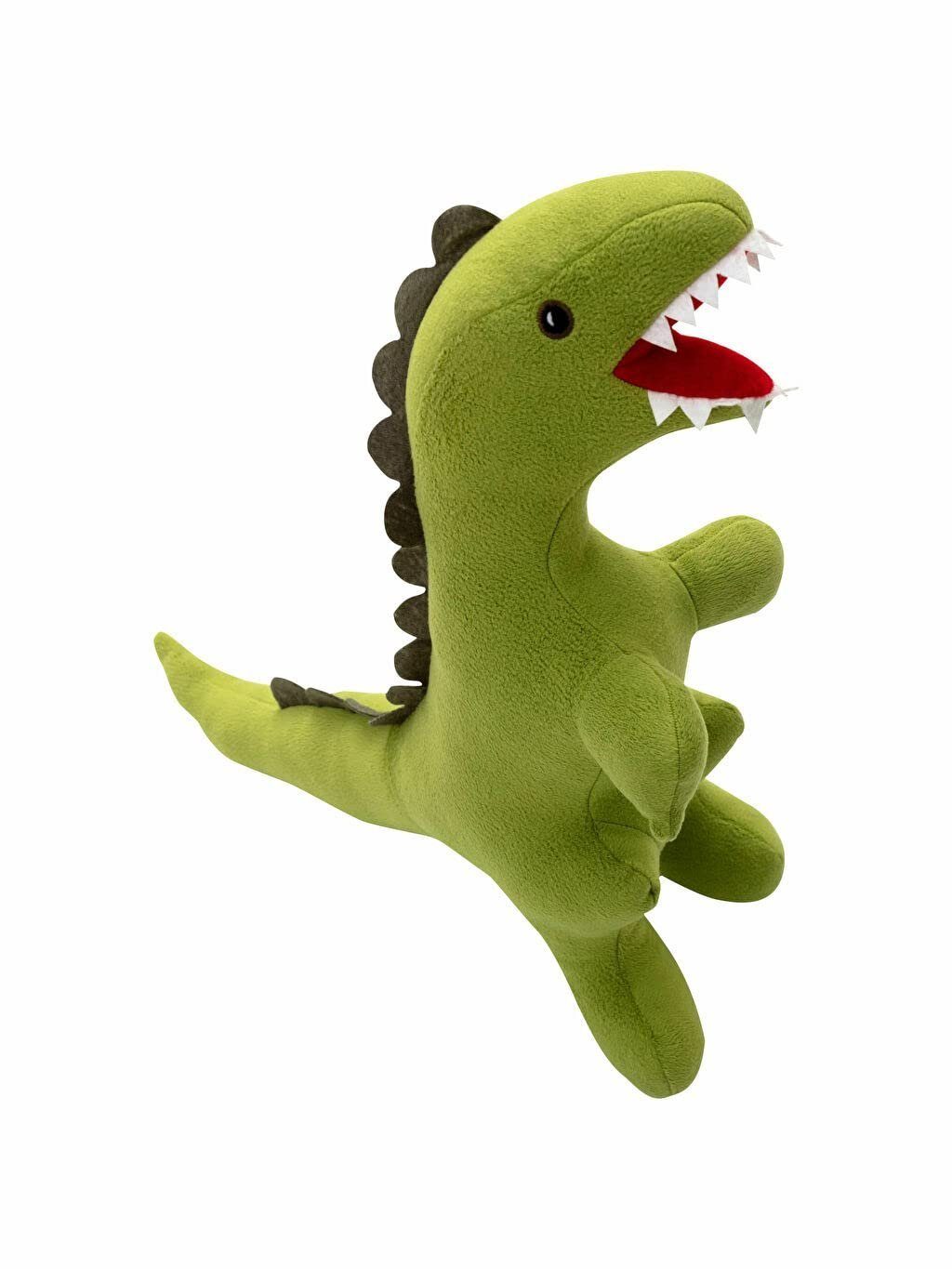 Furni24 Dekokissen (grüner Baby Dekokissen Dinosaurier)