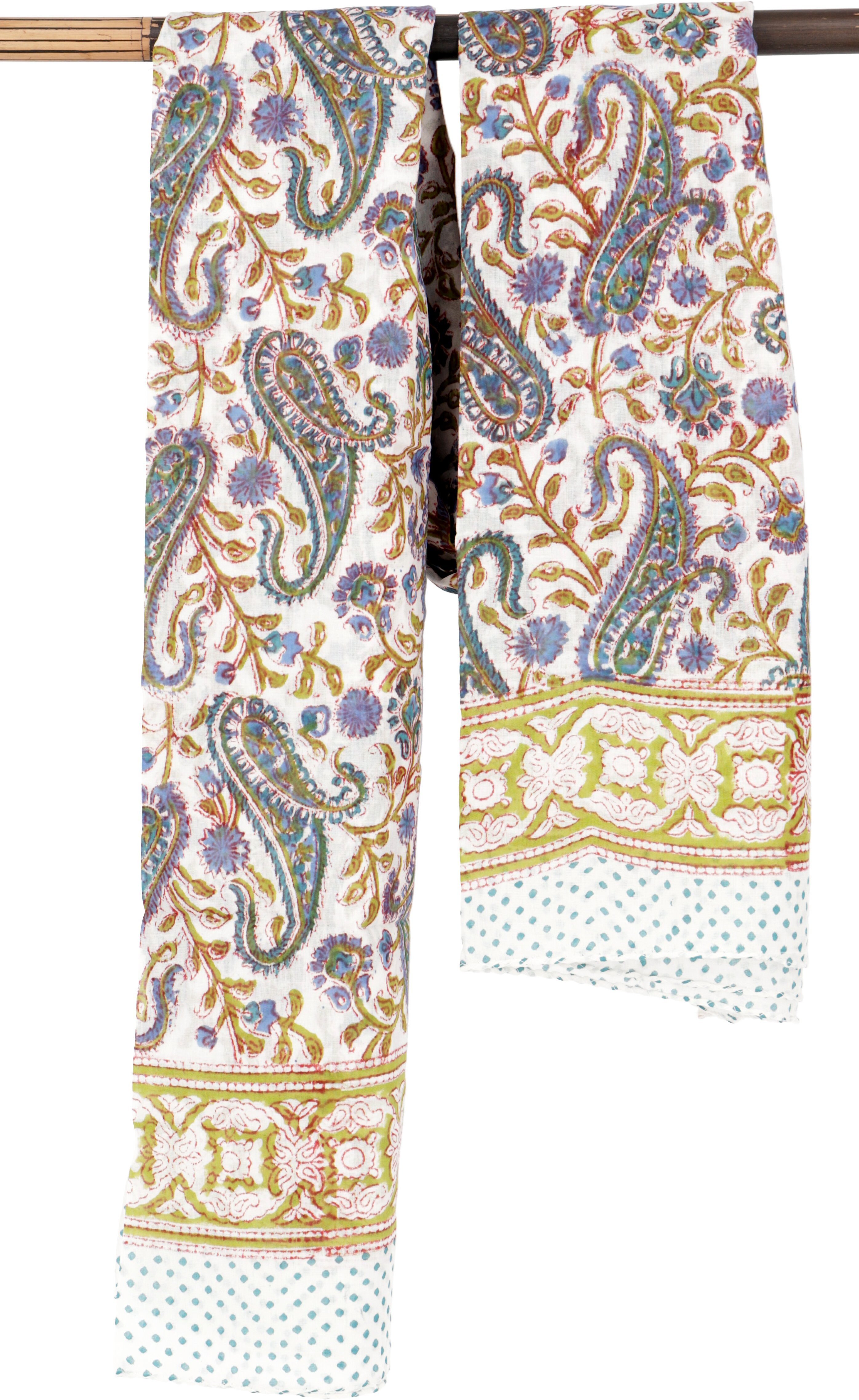 Guru-Shop Sarong Leichter Pareo, Sarong, handbedrucktes..