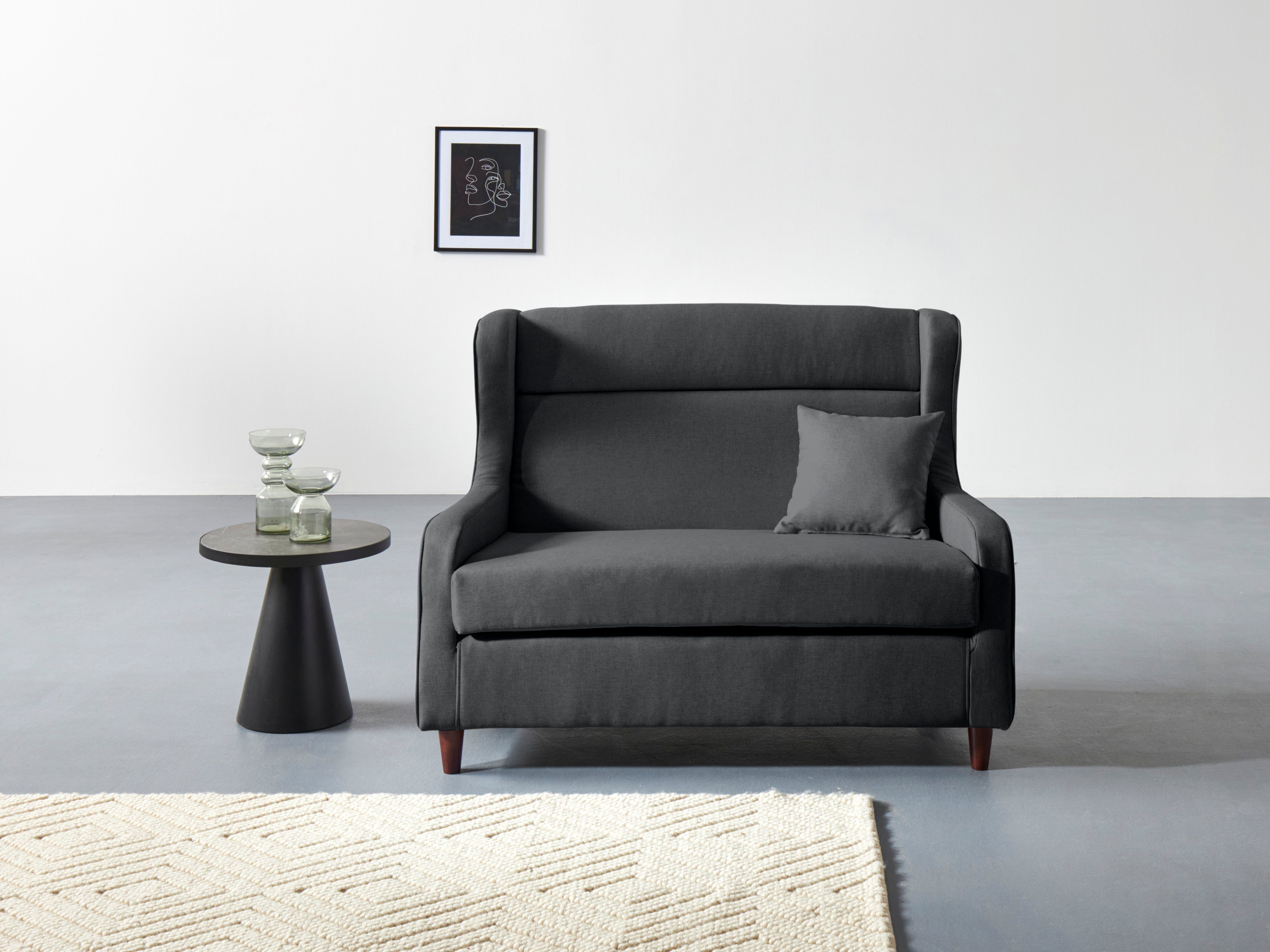 COLLECTION AB Ohrensessel Mike, B: 130 cm, Sitzhöhe: 49 cm, 1 Zierkissen