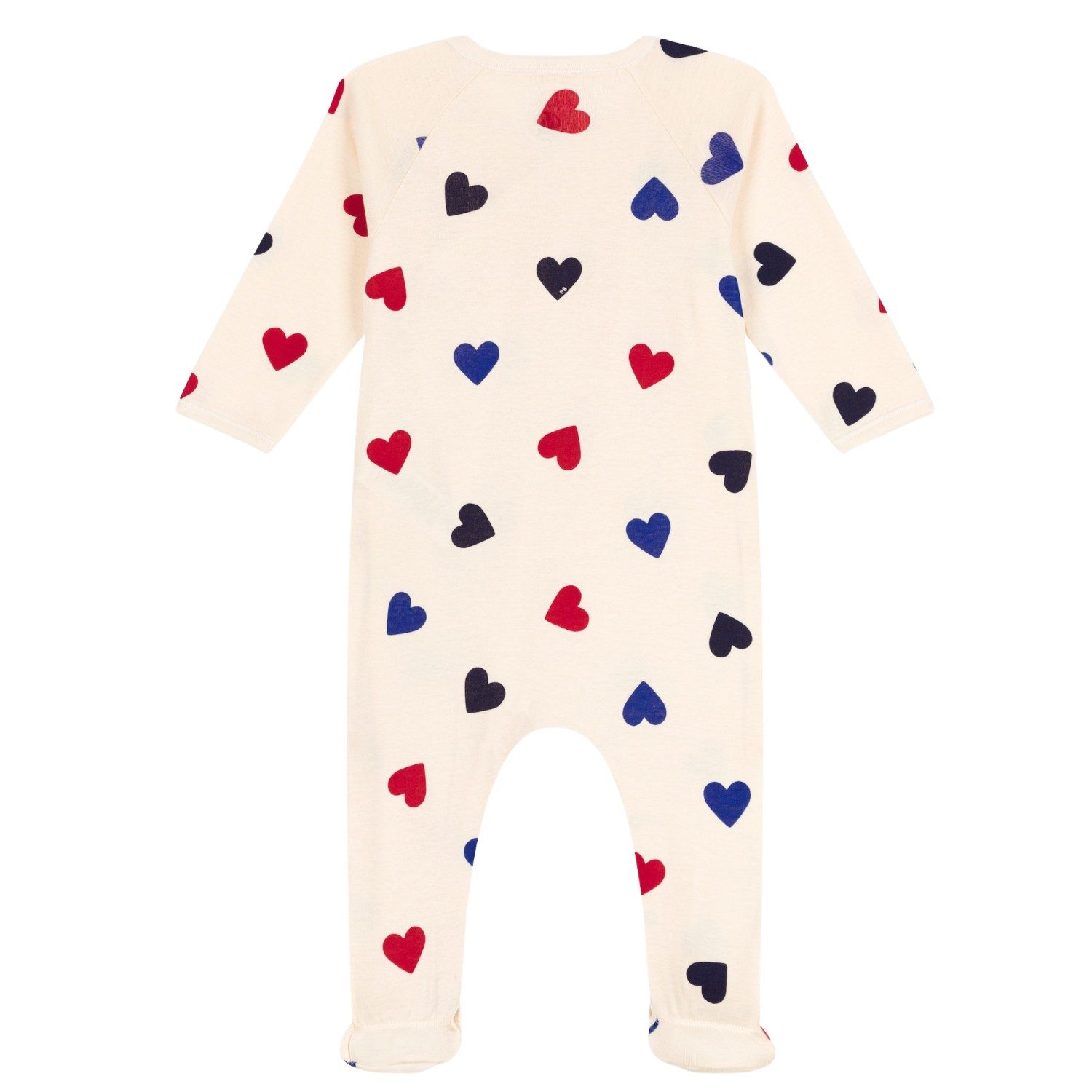 Petit Bateau Strampler Petit Bateau Strampler mit blauen, roten und schwarzen Hezen