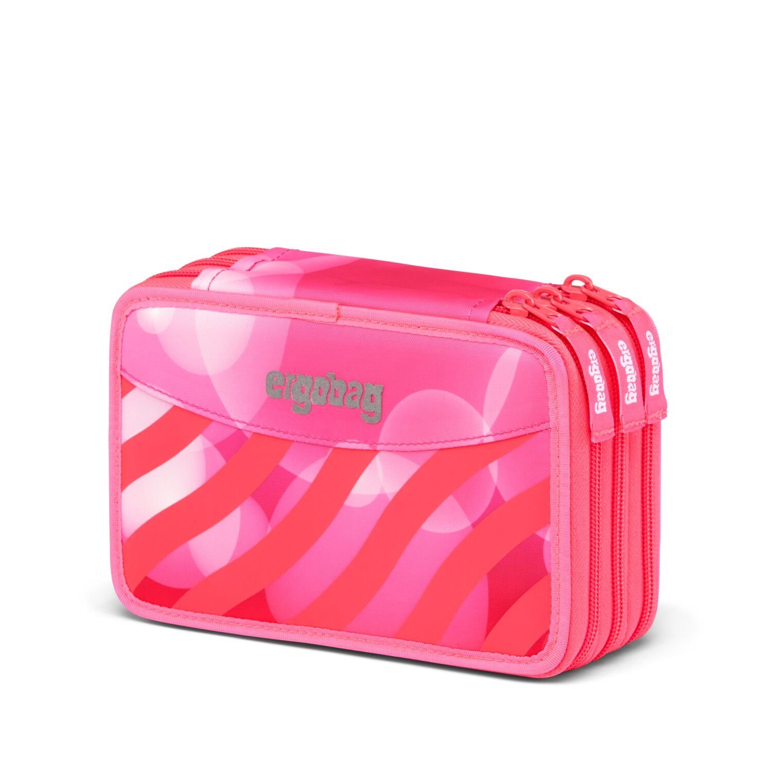 ergobag Federmäppchen Mäppchen, (40-teilig), mit Spitzer, Radiergummi, Lineal