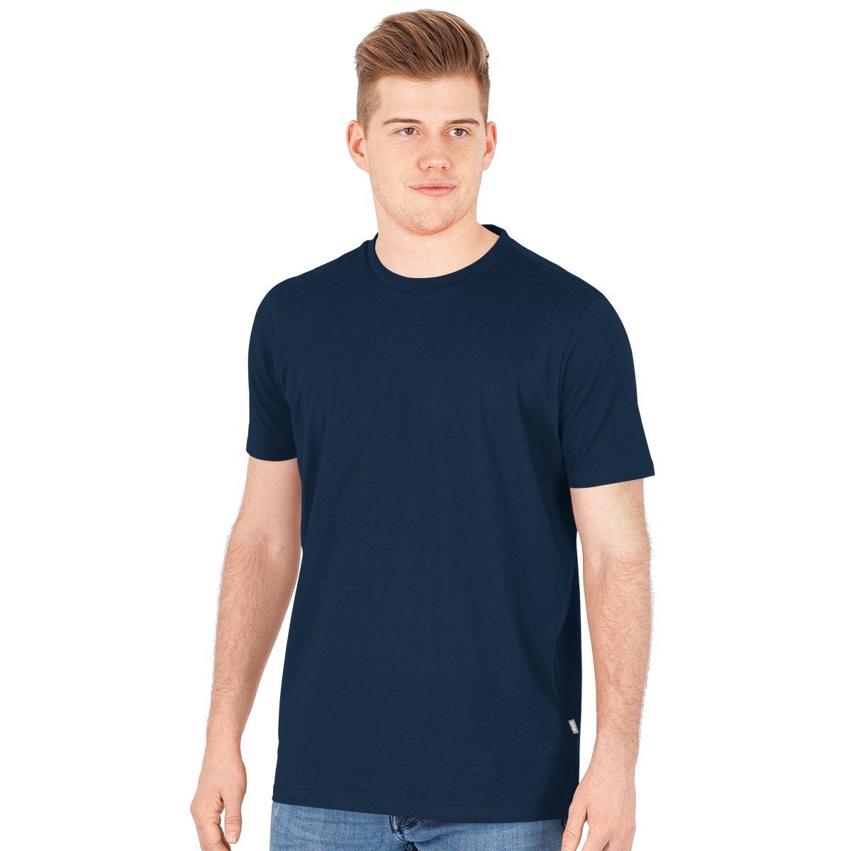 T-Shirt Freizeit Doubletex (Polyester/Baumwolle) marineblau Herren