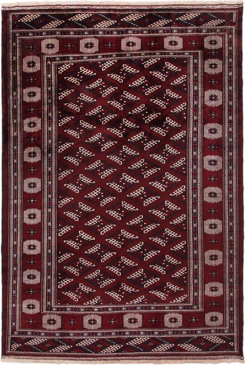 Orientteppich Turkaman 246x358 Handgeknüpfter Orientteppich / Perserteppich, Nain Trading, rechteckig, Höhe: 6 mm
