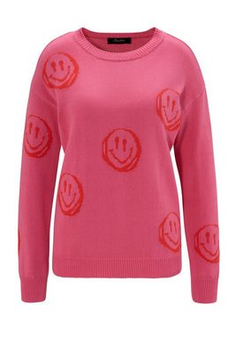 Aniston CASUAL Strickpullover mit eingestrickten Smileys - NEUE KOLLEKTION