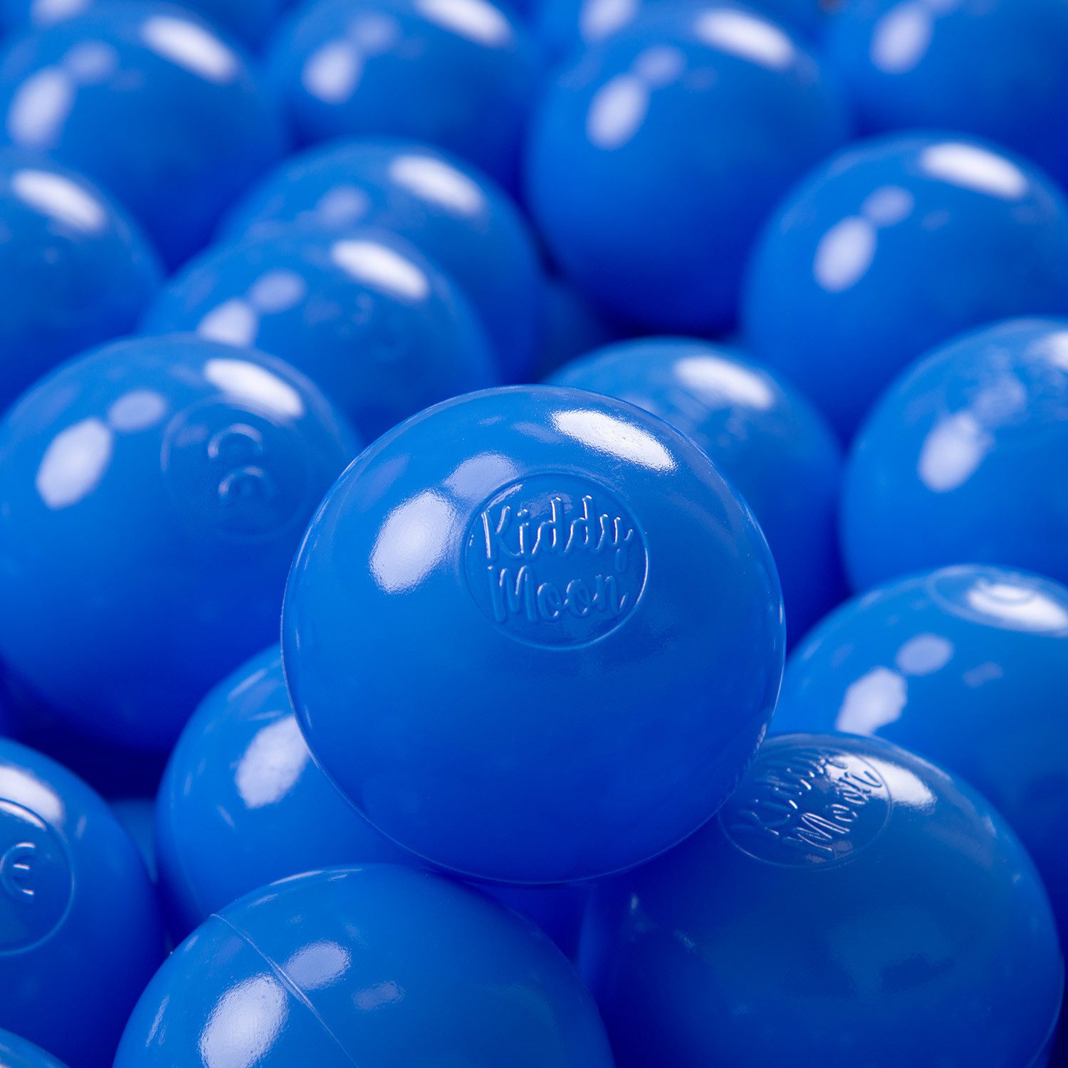 KiddyMoon Bällebad-Bälle ZK7 (Baby Plastikbälle Spielbälle, 100-St), Made in Europe