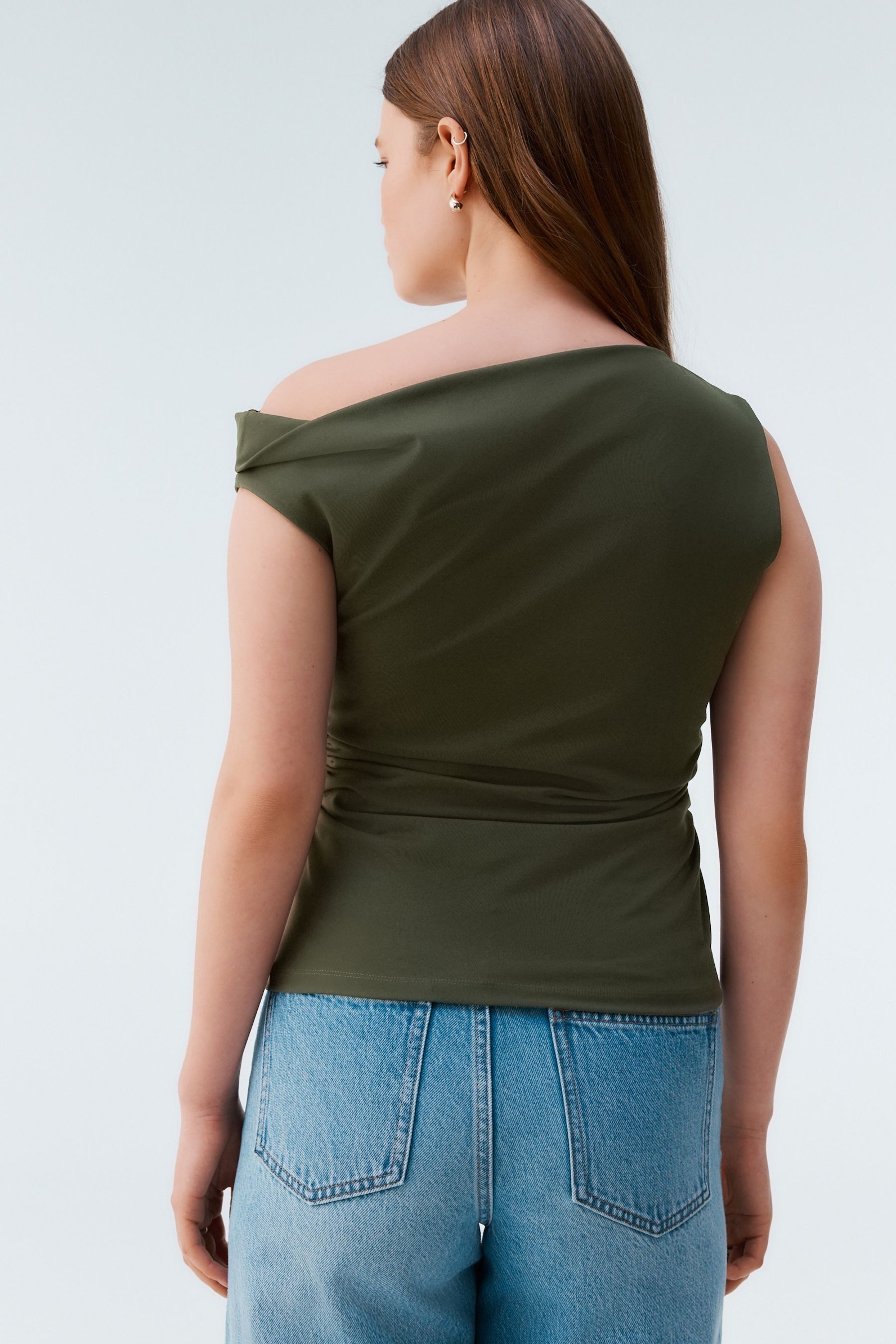 Next One-Shoulder-Top Ärmelloses Top mit asymmetrischer günstig online kaufen