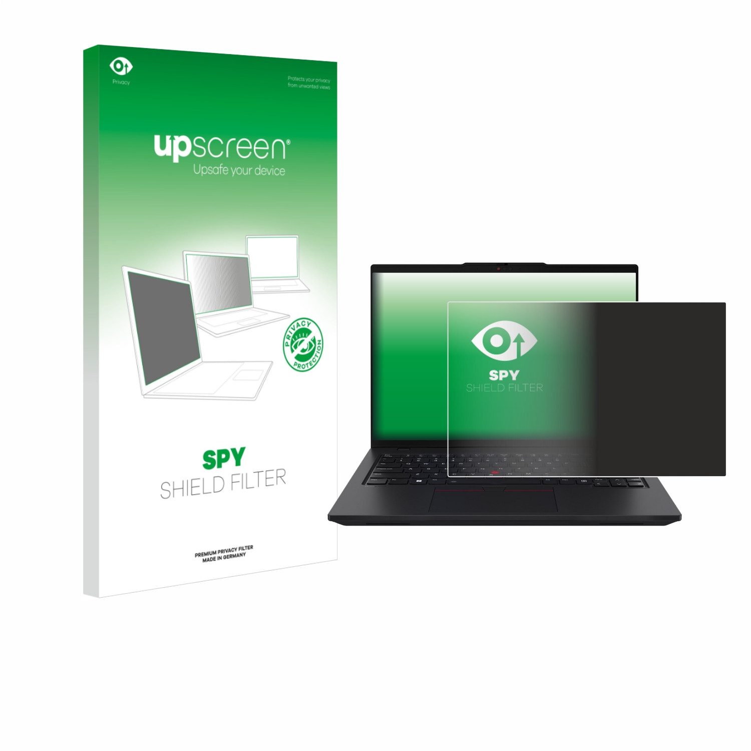 upscreen Displayschutzfolie Blickschutzfilter für Lenovo ThinkPad L14 Gen 6, Anti-Spy Privacy Filter Sichtschutz Blickschutzfilter Blaulicht-Schutz