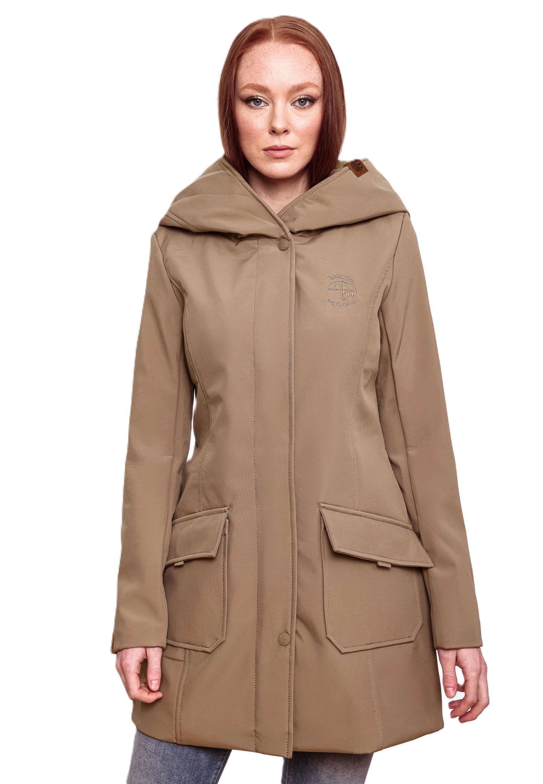 Marikoo Softshelljacke Softshelljacke Mayleen – Damen Übergangsjacke mit Ka günstig online kaufen