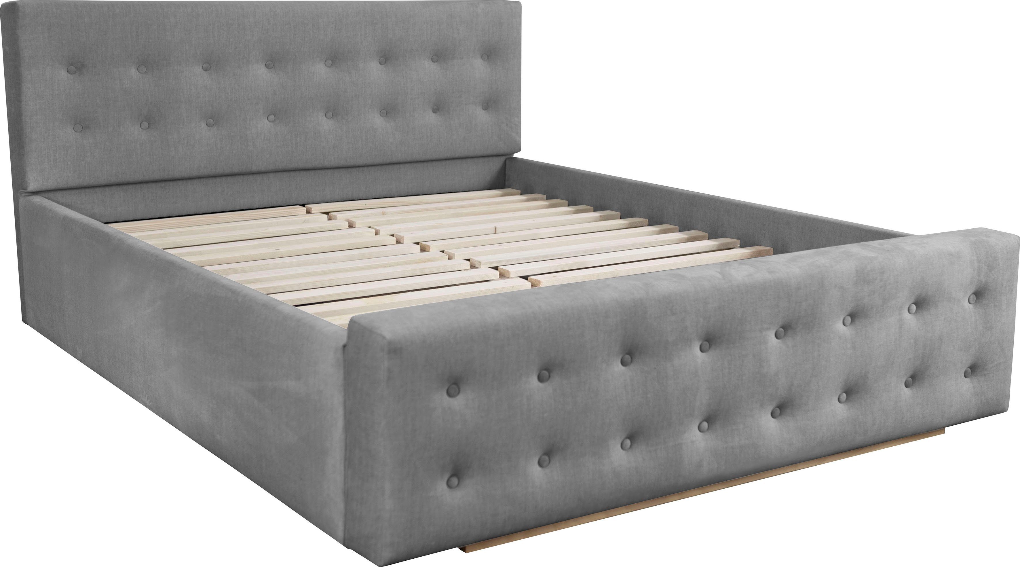 Home affaire Polsterbett "Vaine" in 5 Breiten, auch in Länge 220 cm, incl. günstig online kaufen