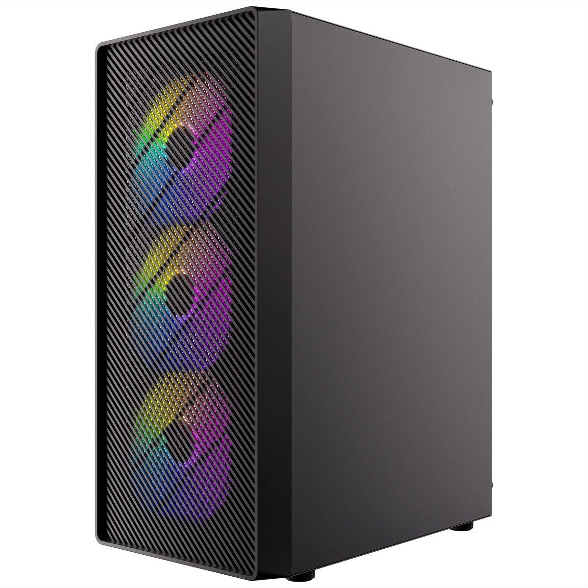 Antec PC-Gehäuse AX26 RGB Elite PC Gehäuse Midi Tower Gaming ATX