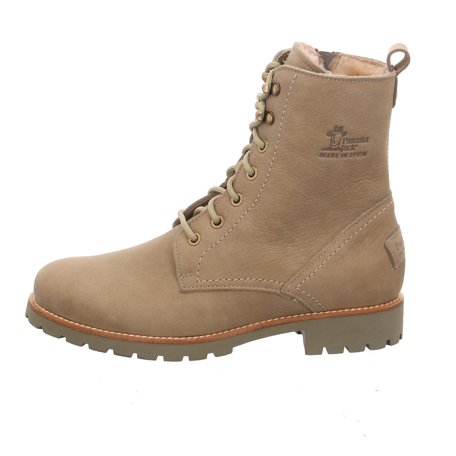 Panama Jack Fara Igloo Trav B9 Nobuck Kaki / Khaki Schnürstiefelette günstig online kaufen
