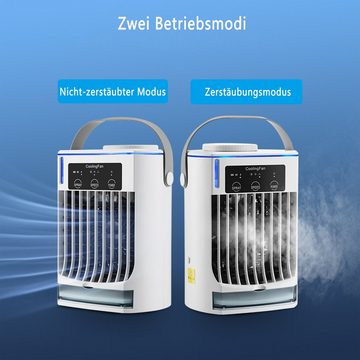 Dedom Tischventilator Luftkühler,Befeuchtender Sprühlüfter,Ventilator der Klimaanlage