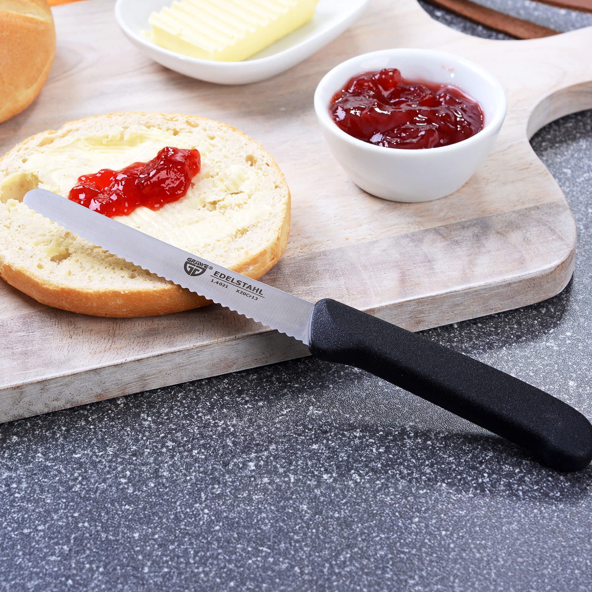 GRÄWE Tafelmesser GRÄWE Frühstücks-/ Brötchenmesser 6 Stück