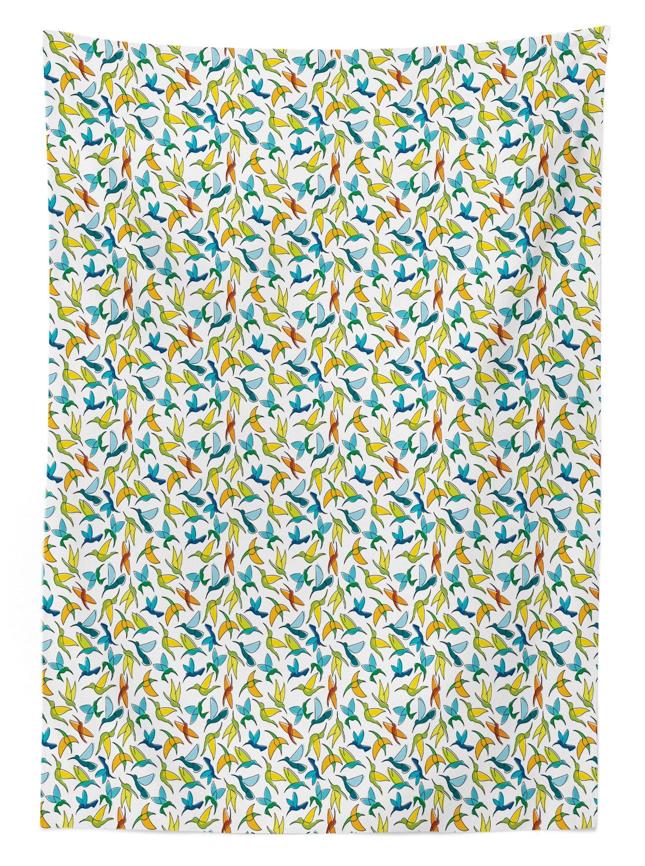 Kolibri Farben, Waschbar Abakuhaus Tischdecke den Vogel-Grafik Abstrakte Klare Für geeignet Außen Bereich Farbfest
