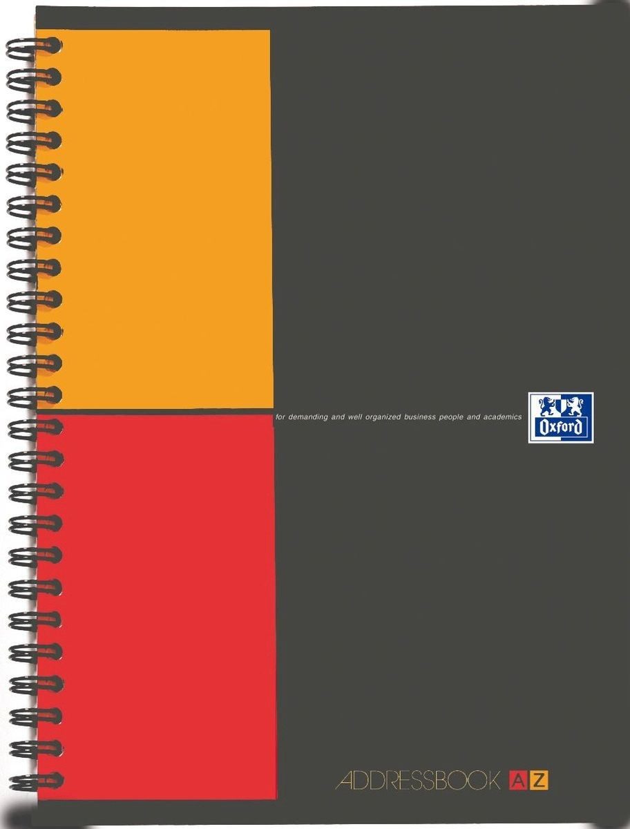 OXFORD Tagebuch Adressbuch Adressbook A5 72 Blatt Sonderlineatur