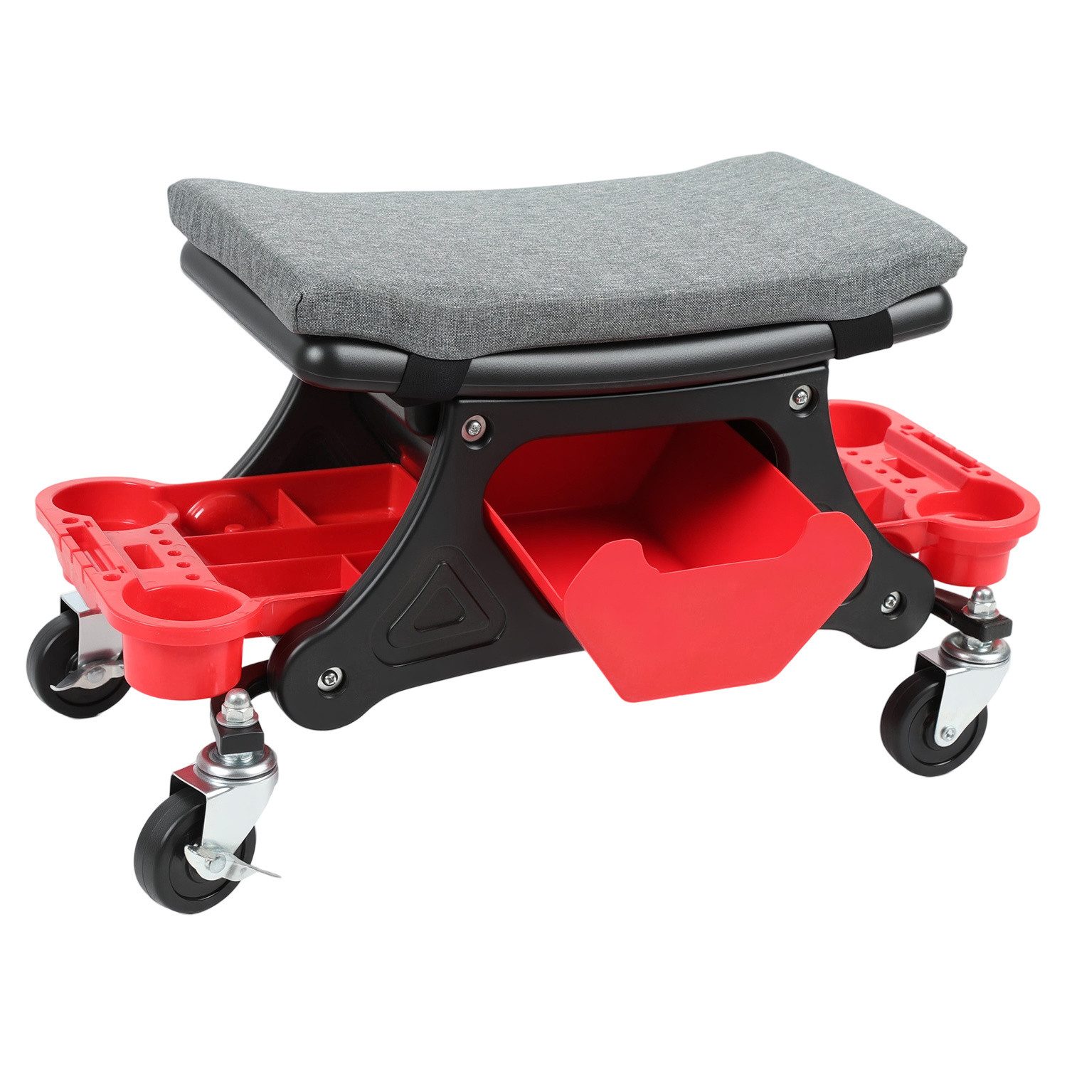 Clanmacy Werkstattwagen Rollhocker, 185 kg Belastbar Werkstatt Rollsitz Mon günstig online kaufen