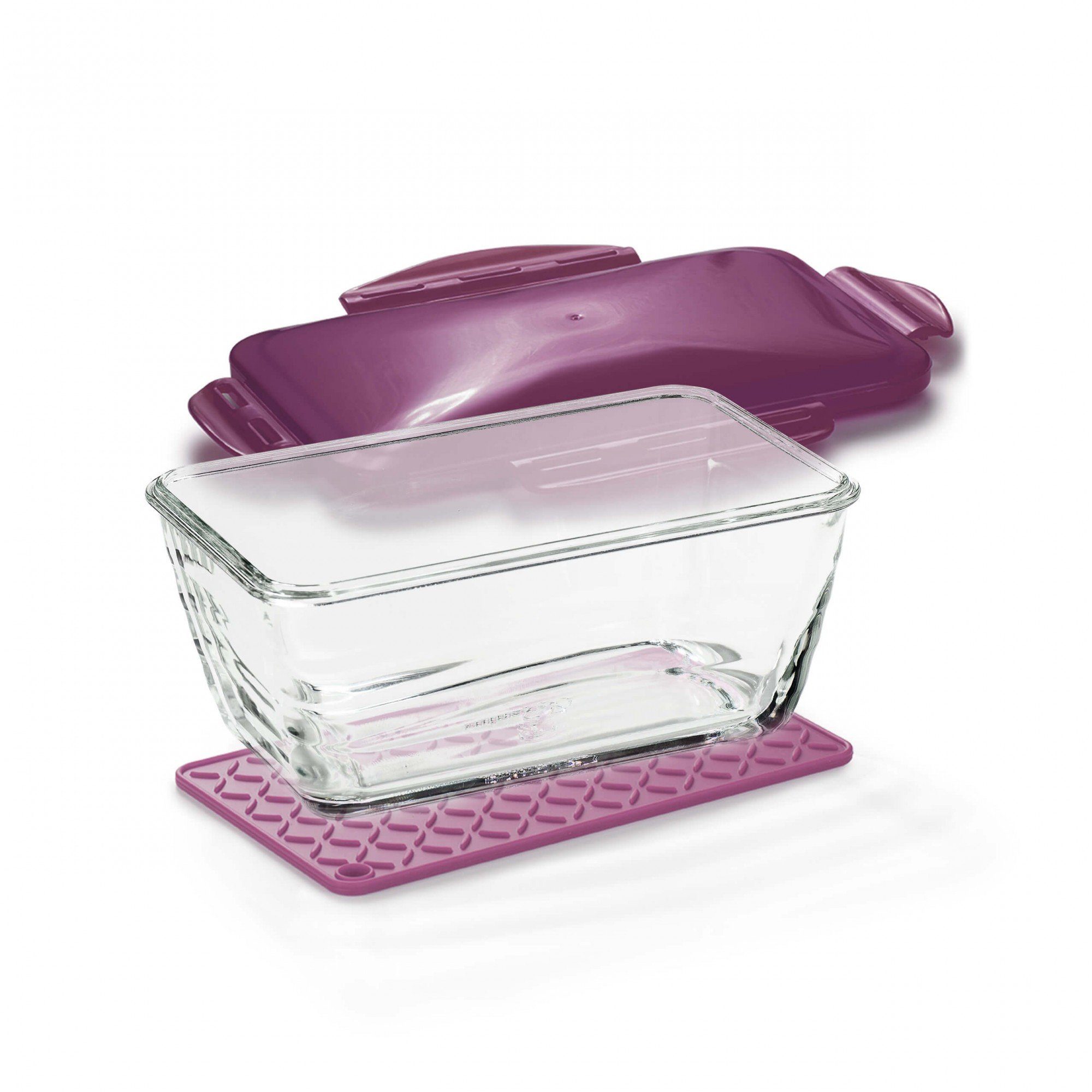 Genius Gemüseschneider Nicer Dicer Chef S Glasschüssel Set 3-tlg., Backofengeeignet bis 250°C