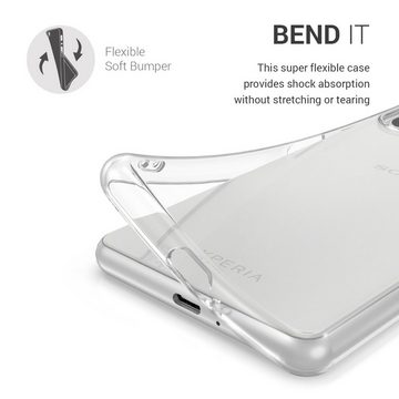 kwmobile Handyhülle Hülle für Sony Xperia 10 II, Silikon Handyhülle transparent - Handy Case gummiert