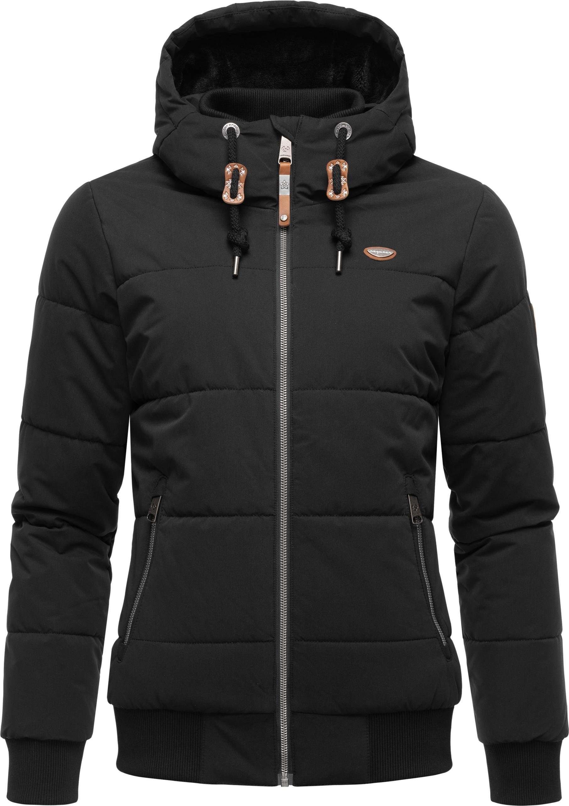 Ragwear Steppjacke Nuggys Solid stylische und taillierte Winterjacke