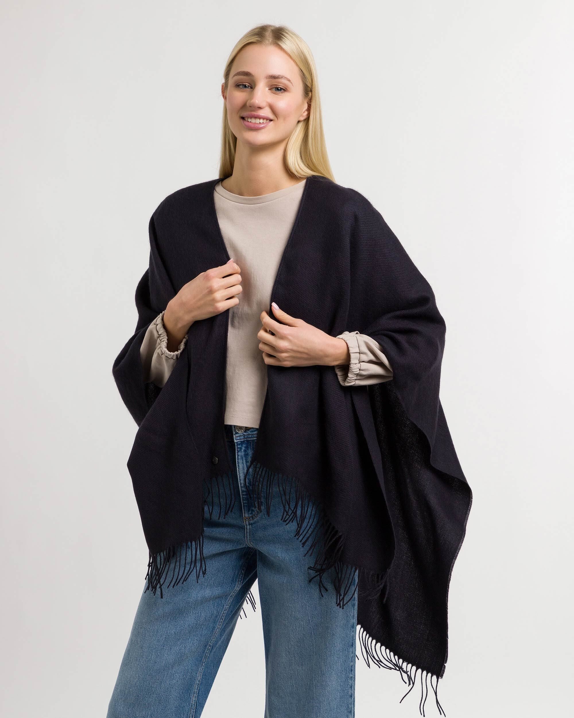Fraas Poncho Polyacryl Poncho