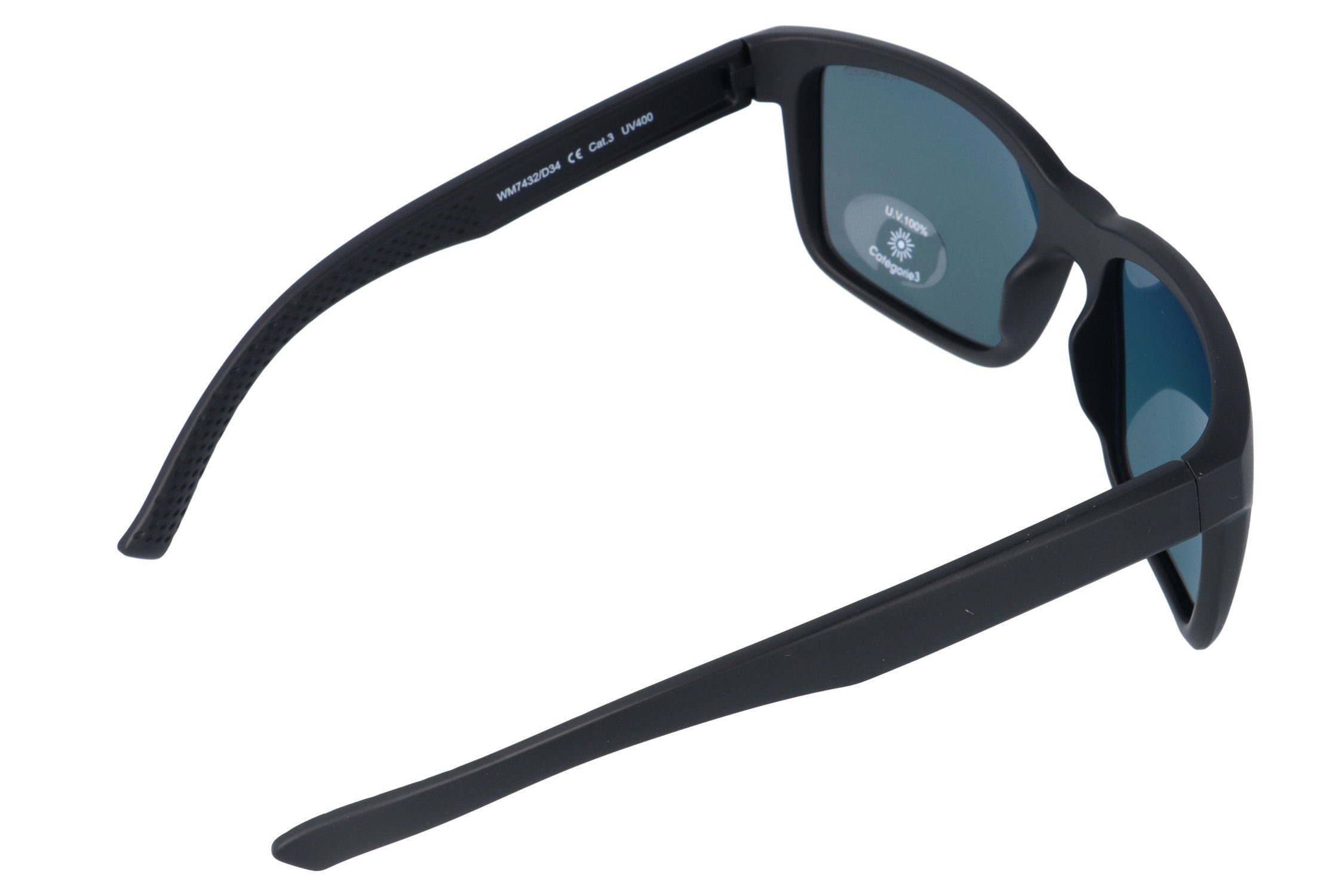Gamswild Sonnenbrille UV400 Sportbrille Skibrille Fahrradbrille polarisiert verspiegelte Gläser Damen Herren Unisex schmale Modell WM7432 in blau, grau, rot