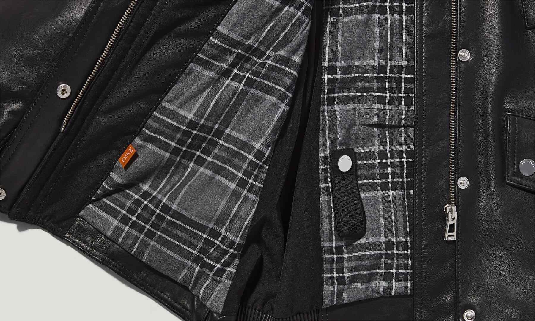 Belstaff Motorradjacke Penrith Damen Motorrad Lederjacke Ellenbogenprotektoren enthalten,Schulterprotektoren enthalten