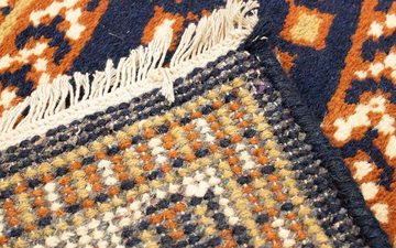 Wollteppich Bidjar Teppich handgeknüpft dunkelblau, morgenland, rechteckig, Höhe: 8 mm, handgeknüpft