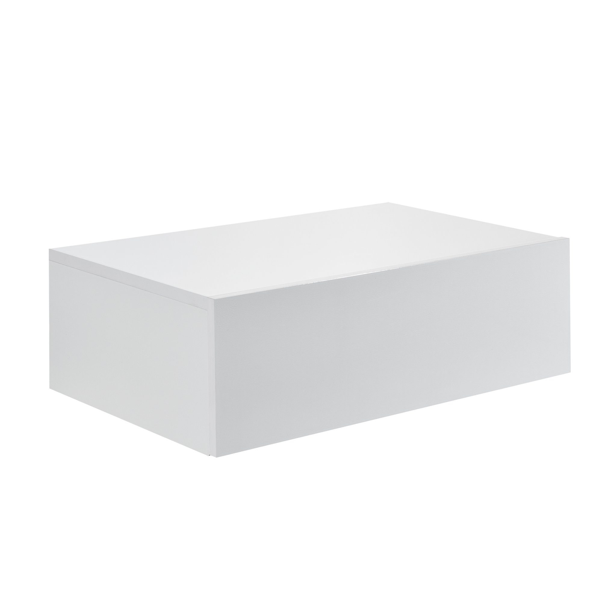 en.casa Nachtschrank »Oslo« in 2er Set mit Schublade 46x30x15cm Weiß Matt – Bild 5 von 5