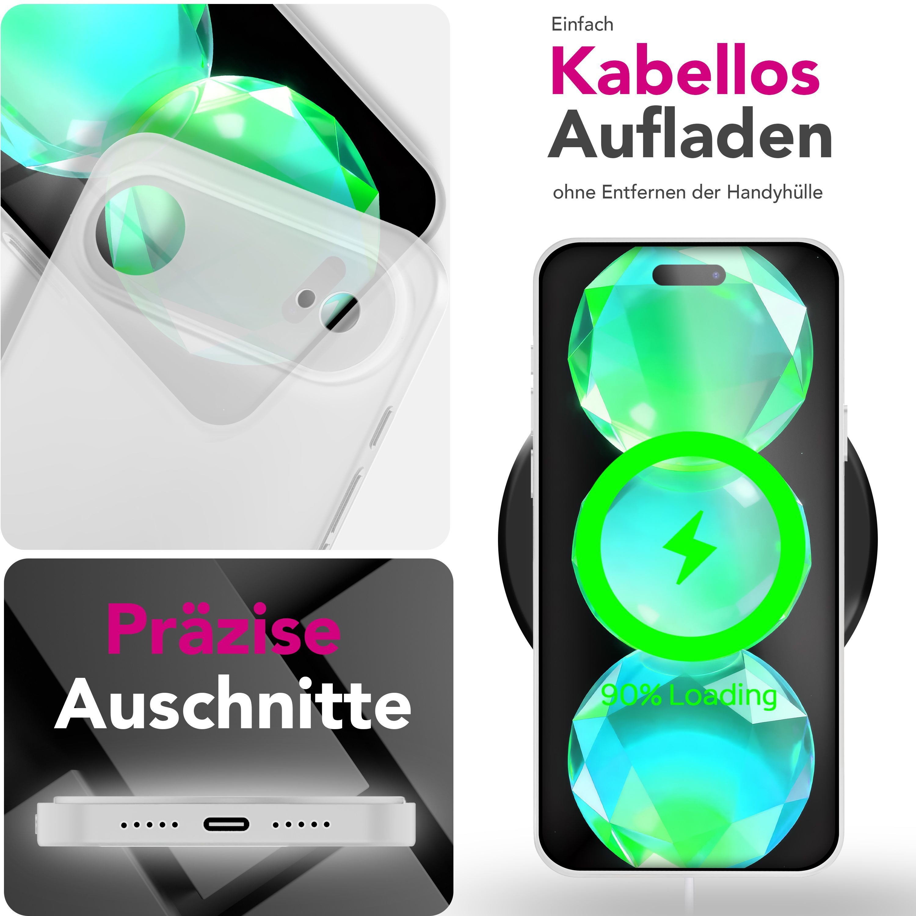 Nalia Smartphone-Hülle Apple iPhone 17 Air 16,5 cm (6,5 Zoll), Extrem Dünn 0,3mm / Ultra Leicht / Mattes Finish / Anti-Fingerprint