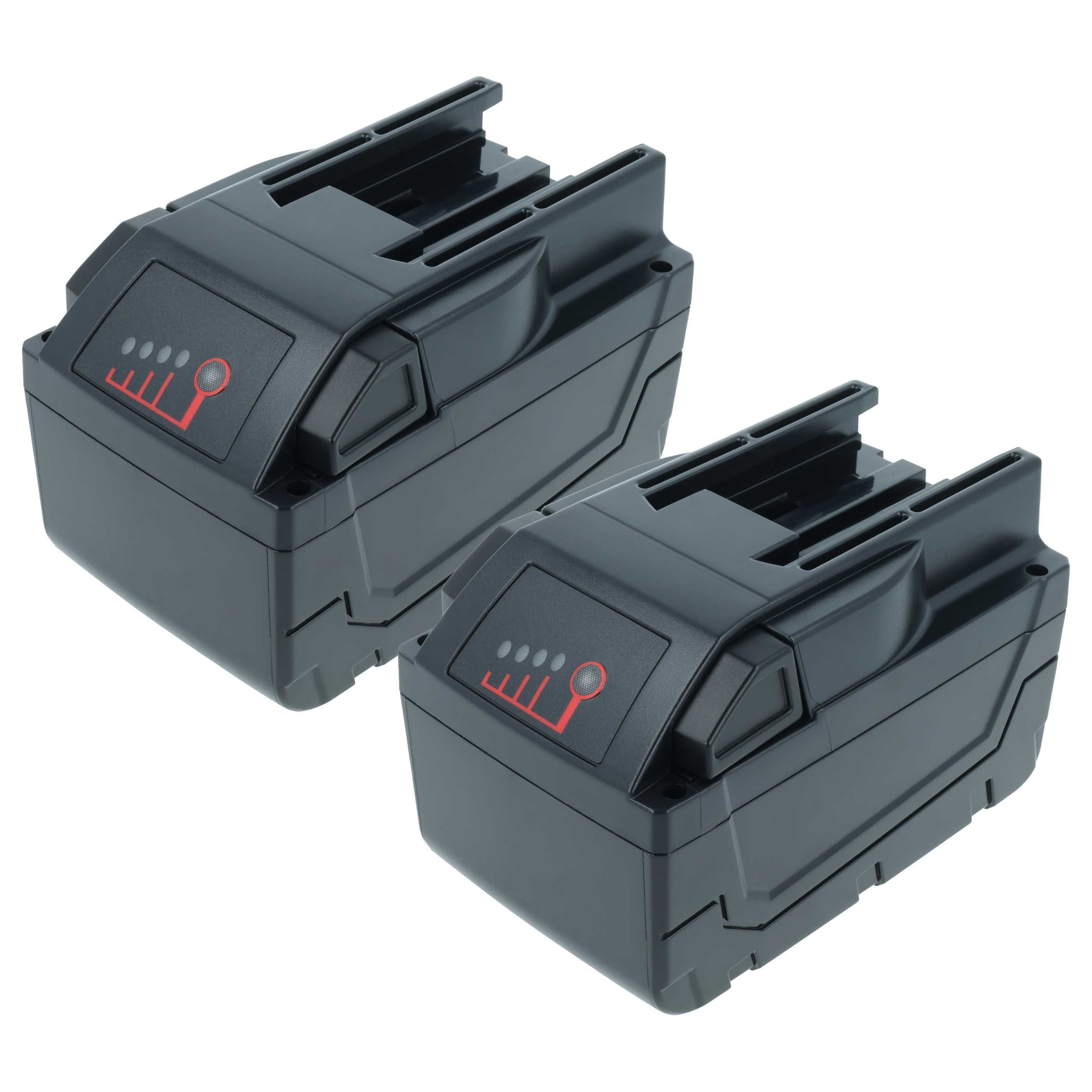 vhbw Akku passend für Milwaukee V28 SX, V28 VC Elektrowerkzeug (2 Ah, 28 V, Akku Akku Li-Ion 2000 mAh (28 V, 2 St), Leistungsfähige Austausch-Akkus für Werkzeug Powertools wie