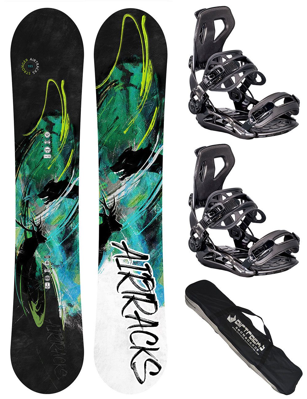 Snowboard Set Stronger Zero Flat Rocker Wide »Mod. 25/26