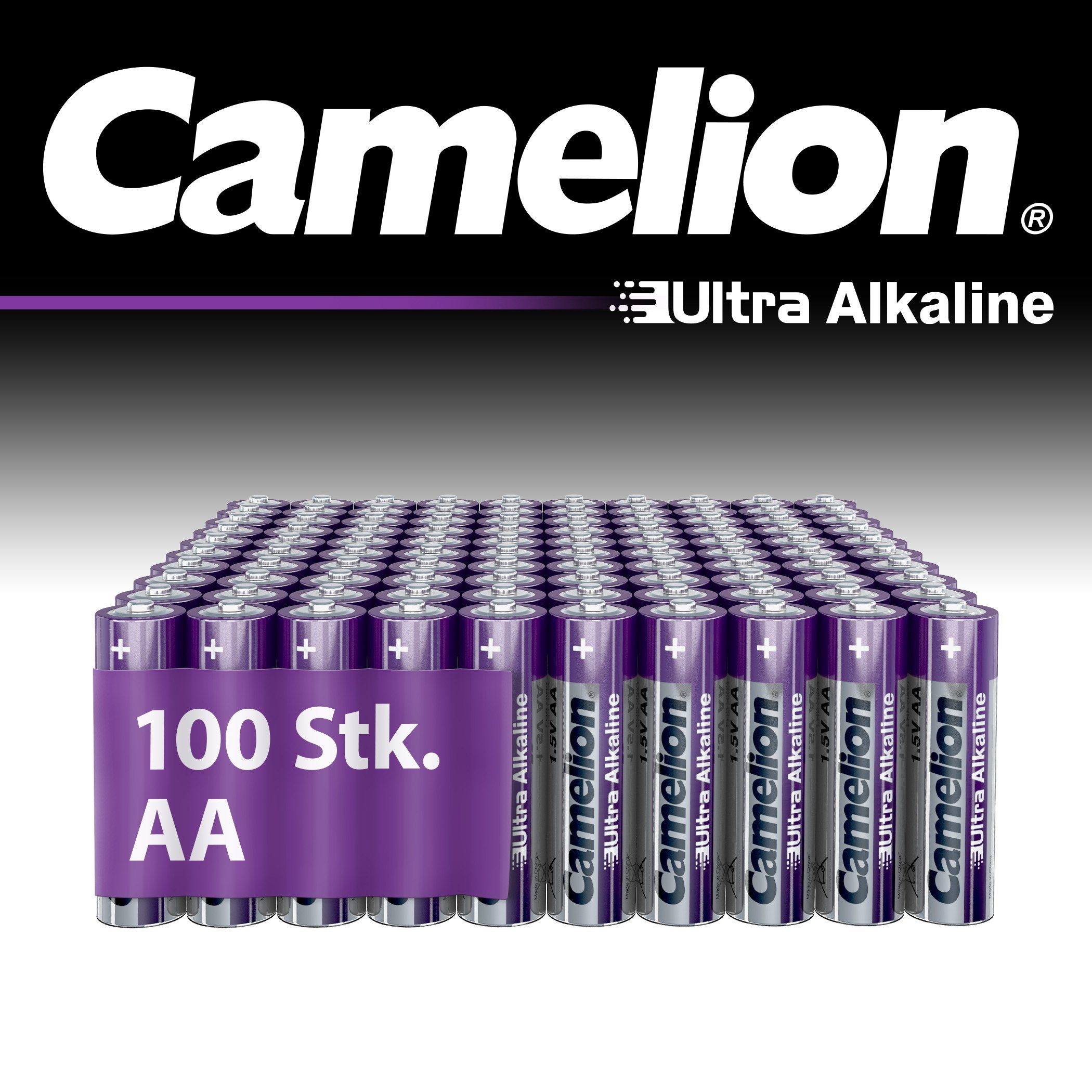 Camelion 100 x Camelion Alkaline (100 AA St) Batterie, Ultra