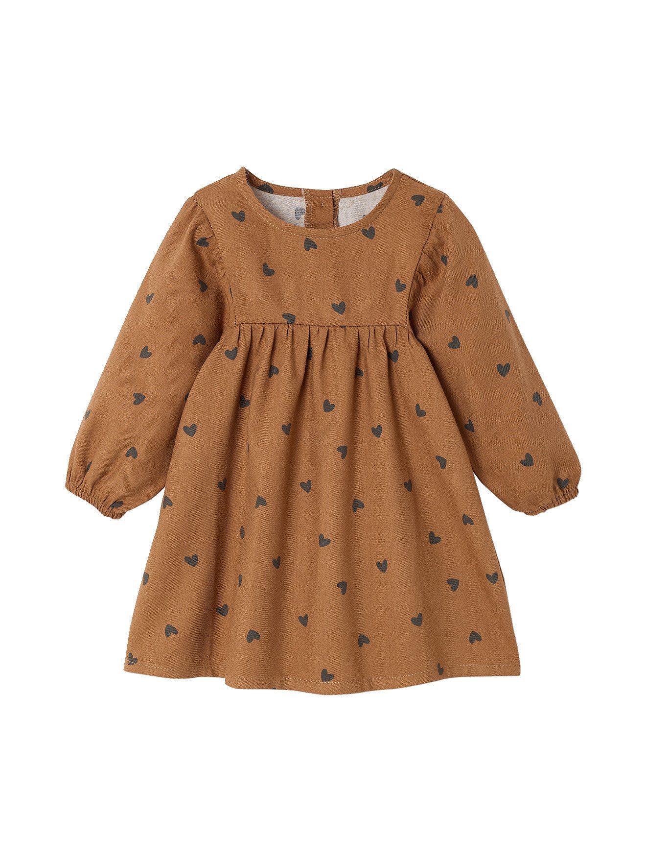 vertbaudet Minikleid Baby Kleid mit Allover-Print