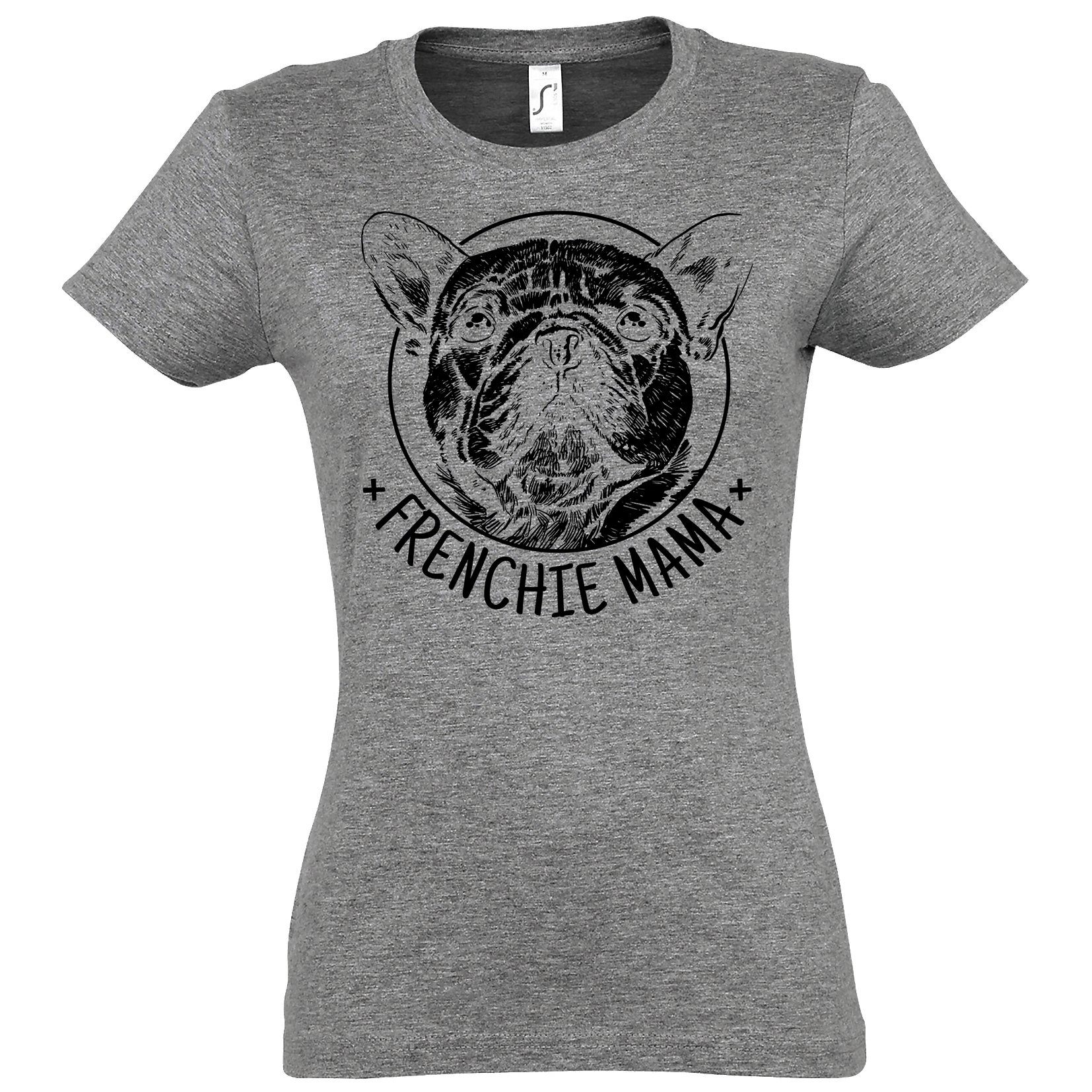 T-Shirt Frenchie Bulldog Mama Damen Shirt