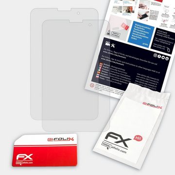 atFoliX Schutzfolie für Vodafone Smart Tab 3 7, (2 Folien), Entspiegelnd und stoßdämpfend