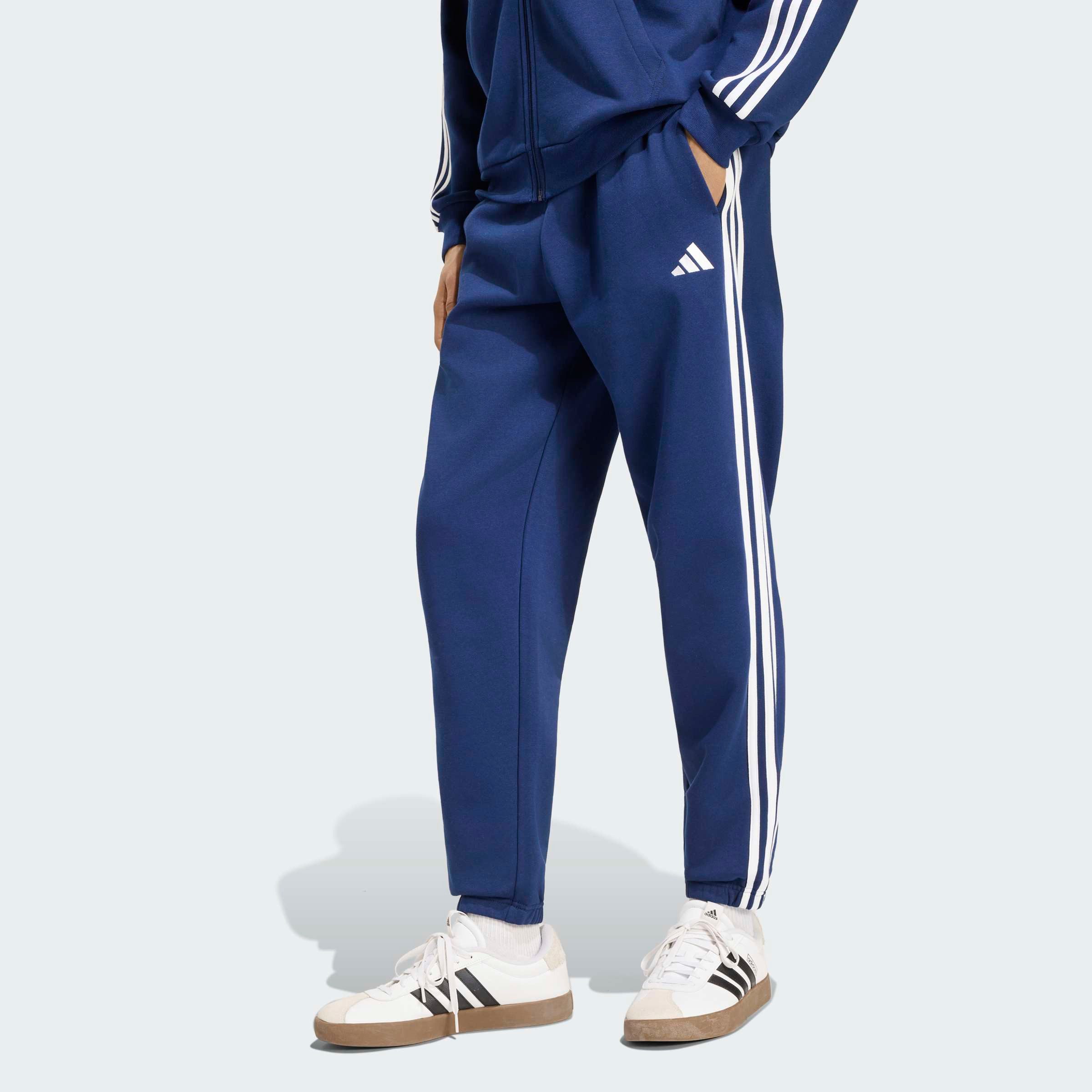 adidas Sportswear Sporthose ESSENTIALS 3-STREIFEN, SCHMAL ZULAUFEND, BÜNDCHEN