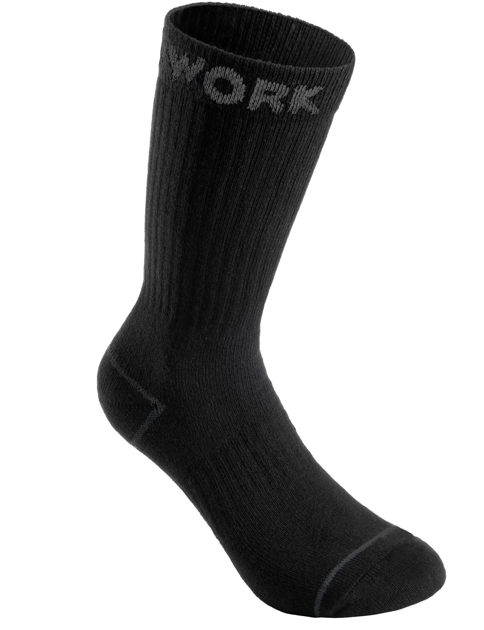 BRUBAKER Arbeitssocken für Herren Work Socken - Ideal für Sicherheitsschuhe günstig online kaufen
