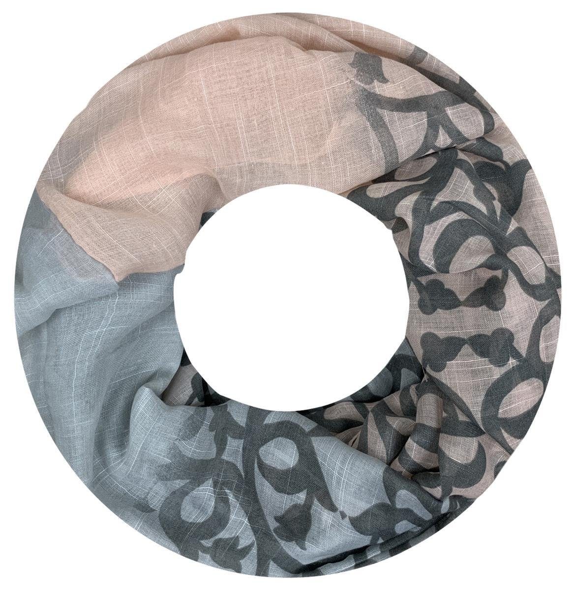 LOREZA Halstuch Damen Loopschal Schal Halstuch Tuch günstig online kaufen