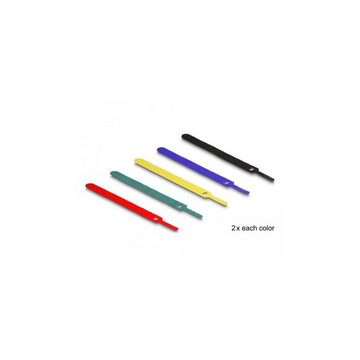 Delock Kabelbinder Klett-Kabelbinder L 150 x B 12 mm farbig Set 10 Stück