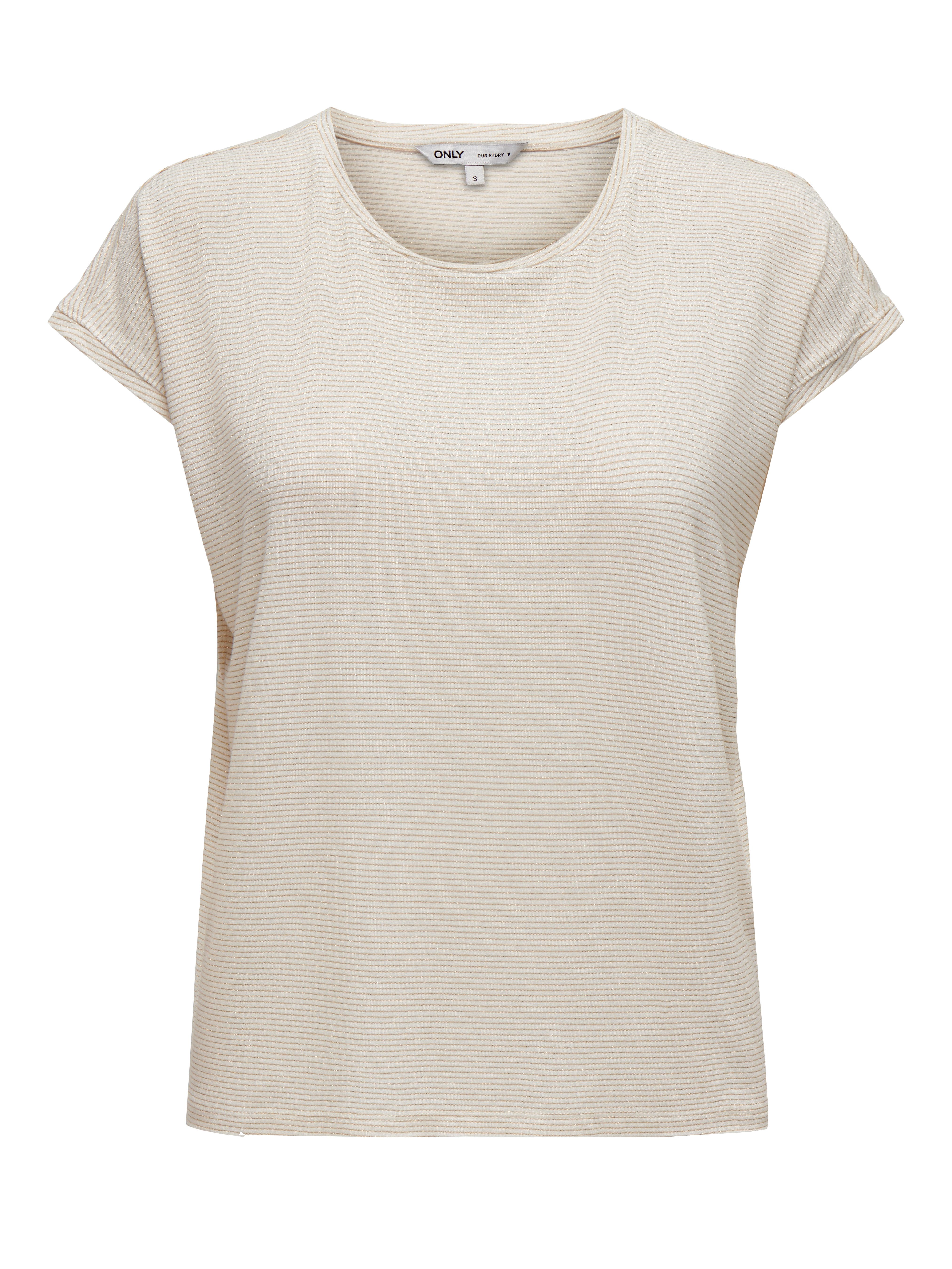 ONLY CARMAKOMA Kurzarmshirt CARCLAUDIA LIFE S/S GLITTER TOP NOOS günstig online kaufen