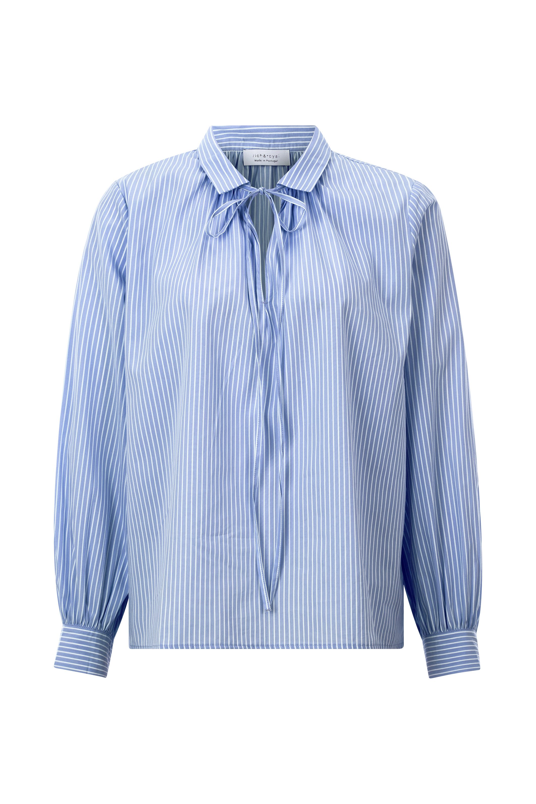 Klassische Bluse Cotton Stripe