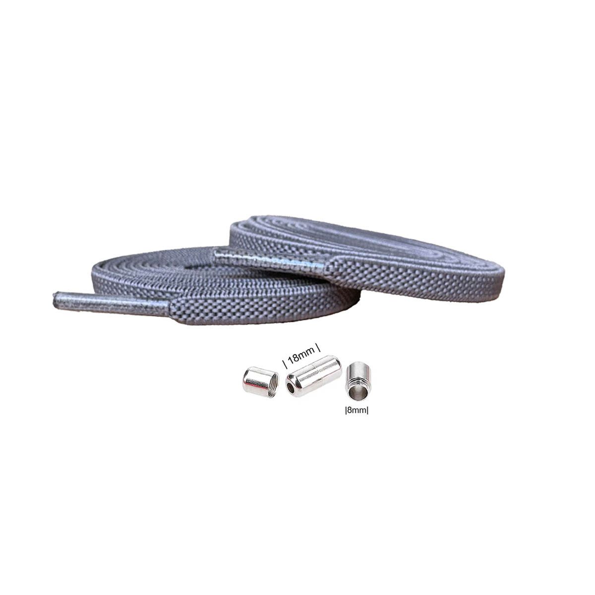 Schnürsenkel Elastische flache Schnürsenkel mit Drehverschluss